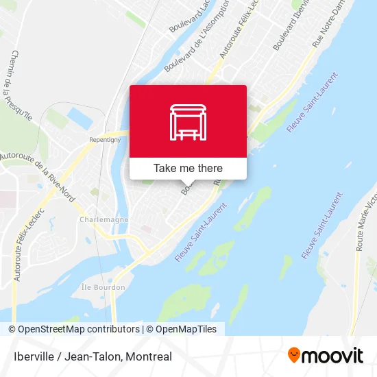 Iberville / Jean-Talon map