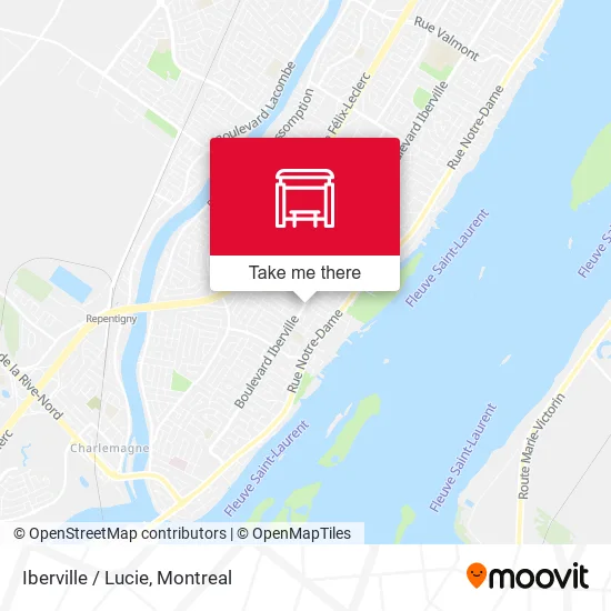 Iberville / Lucie map