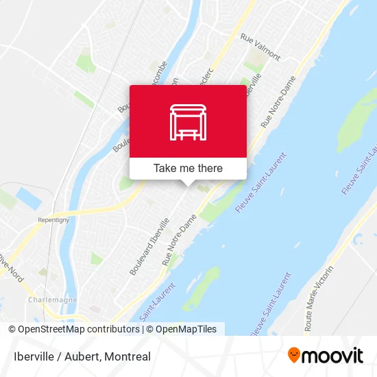 Iberville / Aubert map