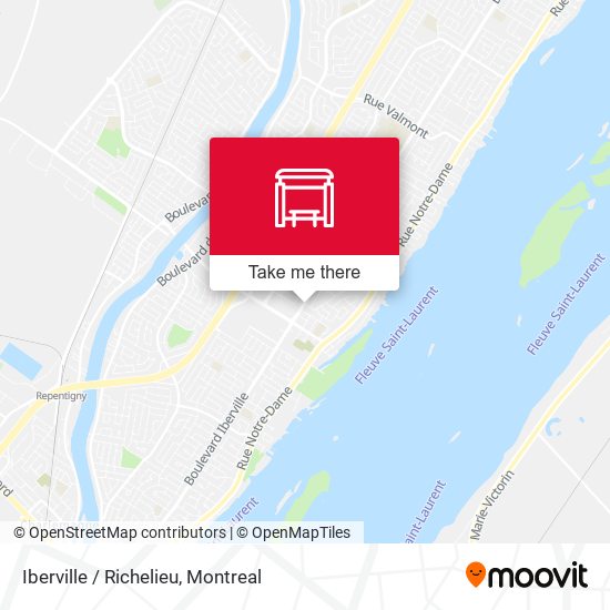 Iberville / Richelieu map