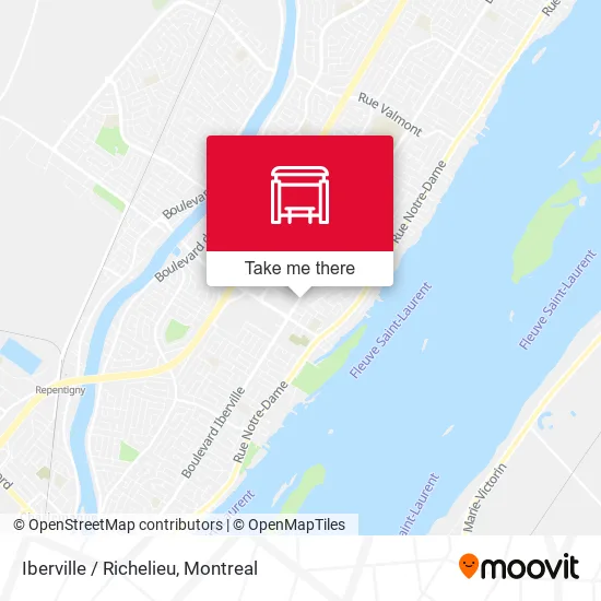 Iberville / Richelieu map