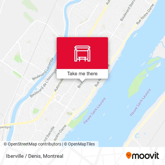 Iberville / Denis map