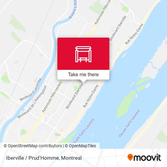 Iberville / Prud'Homme map