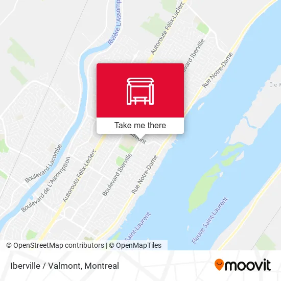 Iberville / Valmont map