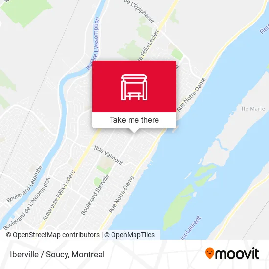 Iberville / Soucy map