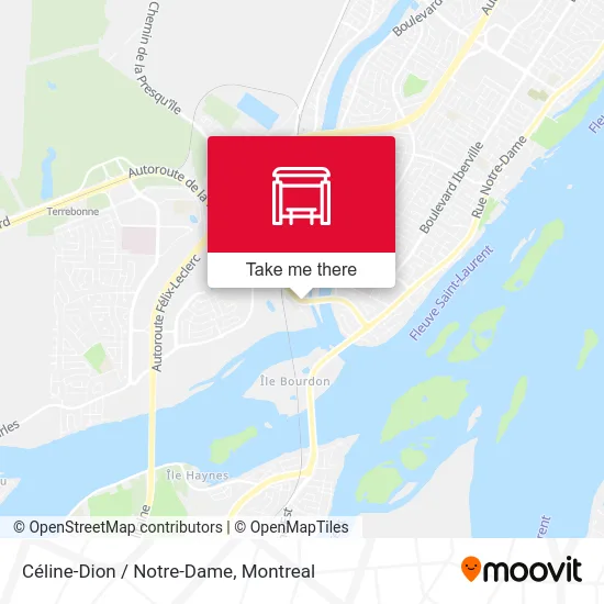 Céline-Dion / Notre-Dame map