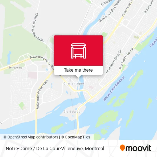 Notre-Dame / De La Cour-Villeneuve map