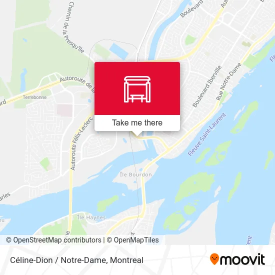 Céline-Dion / Notre-Dame map