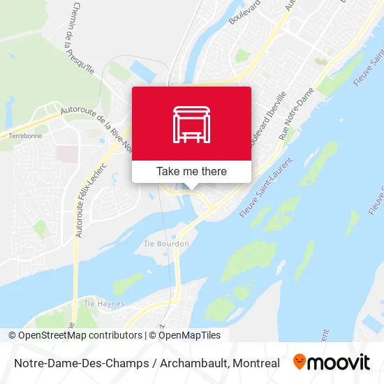 Notre-Dame-Des-Champs / Archambault map