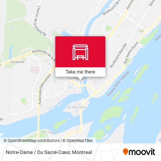 Notre-Dame / Du Sacré-Cœur map