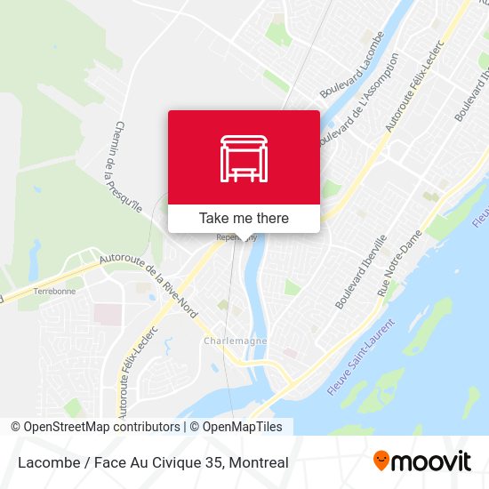 Lacombe / Face Au Civique 35 map