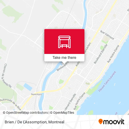 Brien / De L'Assomption map