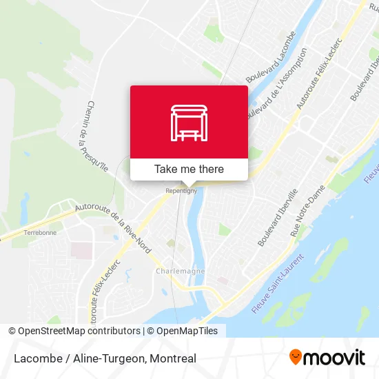 Lacombe / Aline-Turgeon map