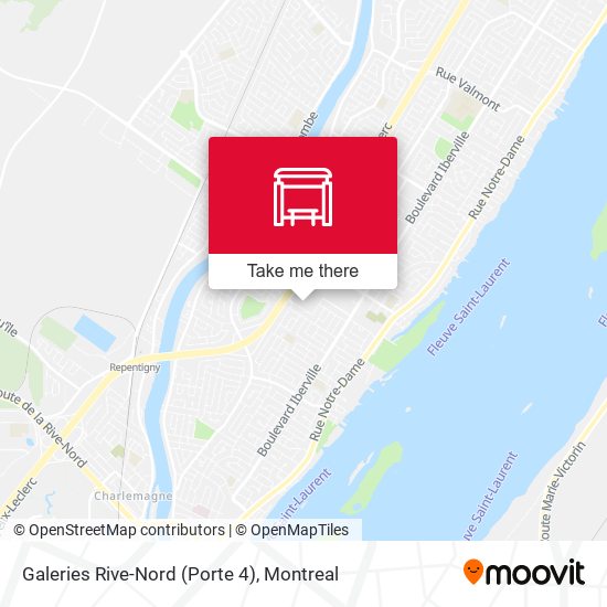 Galeries Rive-Nord (Porte 4) map