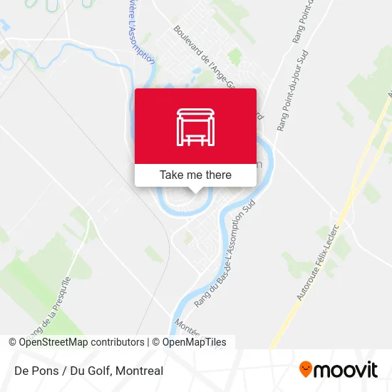 De Pons / Du Golf map