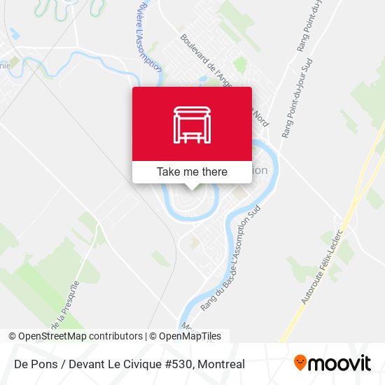 De Pons / Devant Le Civique #530 map