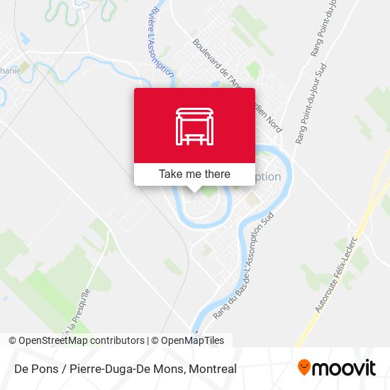 De Pons / Pierre-Duga-De Mons map