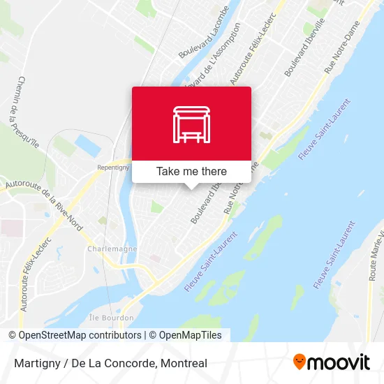 Martigny / De La Concorde map