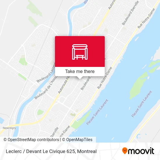 Leclerc / Devant Le Civique 625 map