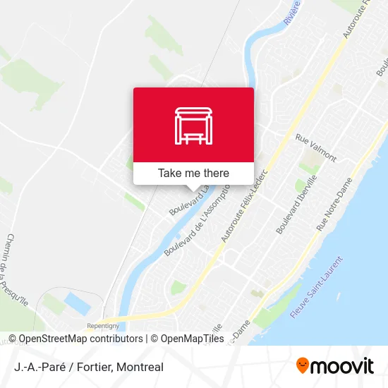 J.-A.-Paré / Fortier map