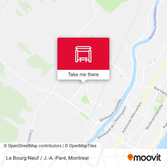 Le Bourg-Neuf / J.-A.-Paré map
