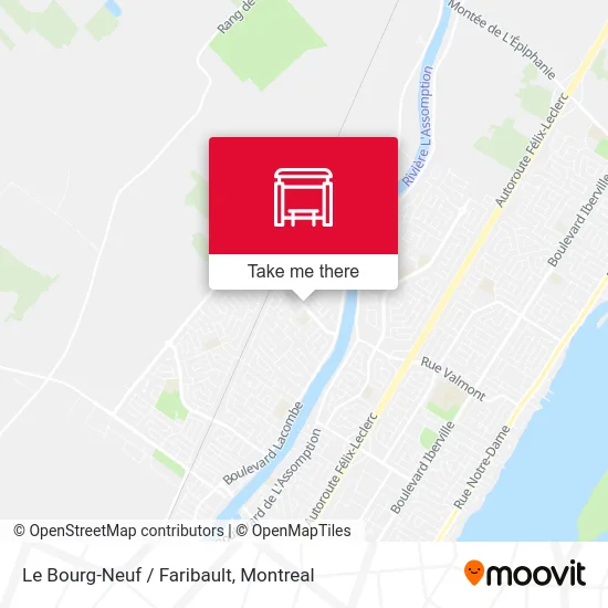 Le Bourg-Neuf / Faribault map