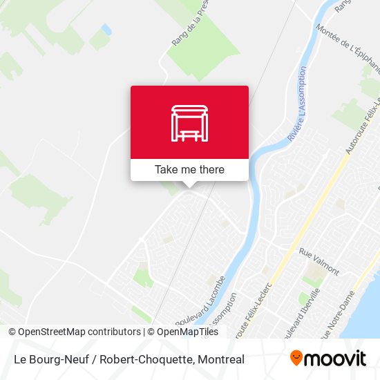 Le Bourg-Neuf / Robert-Choquette map