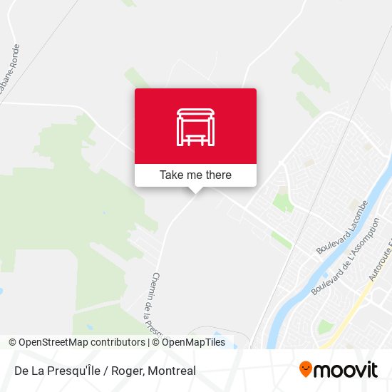De La Presqu'Île / Roger map