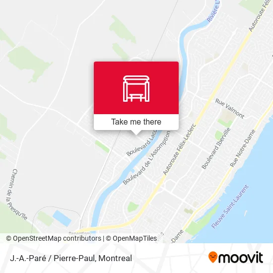 J.-A.-Paré / Pierre-Paul map