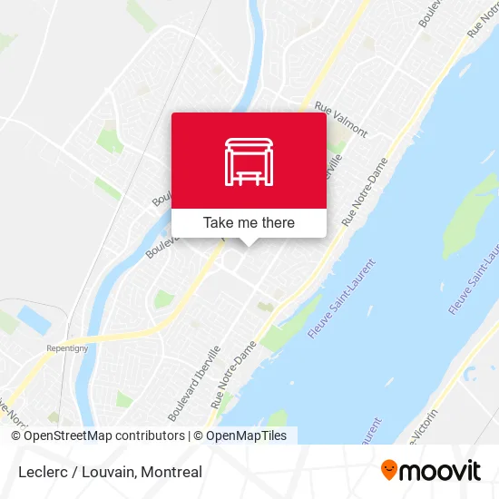 Leclerc / Louvain map