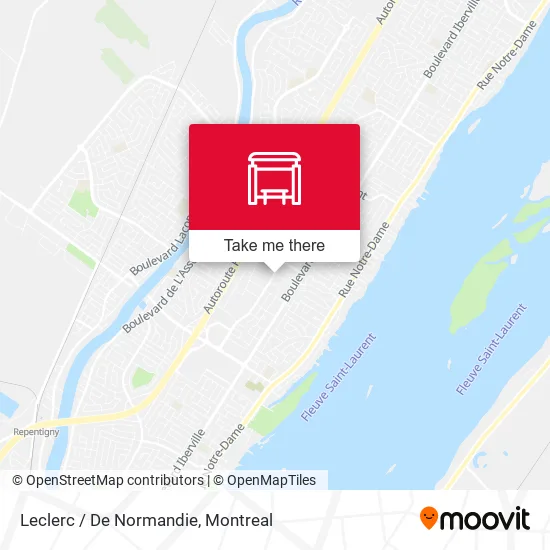 Leclerc / De Normandie map