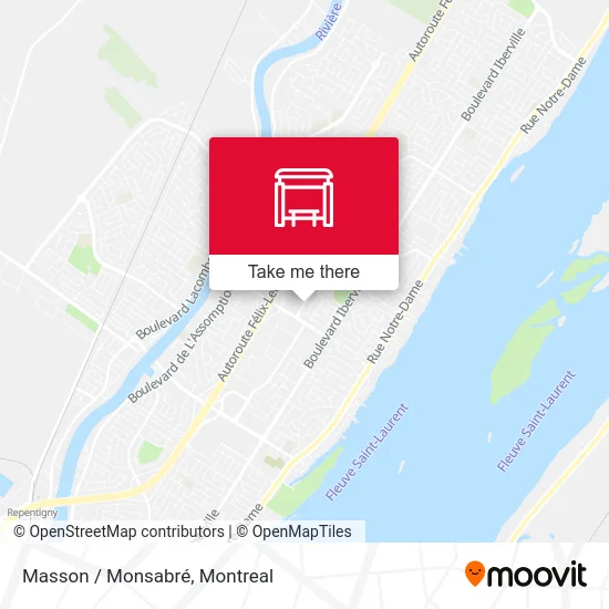 Masson / Monsabré map