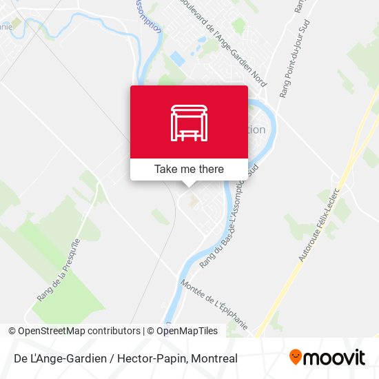 De L'Ange-Gardien / Hector-Papin map