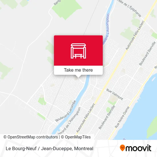 Le Bourg-Neuf / Jean-Duceppe map