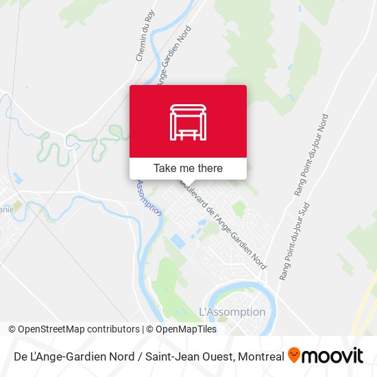 De L'Ange-Gardien Nord / Saint-Jean Ouest map