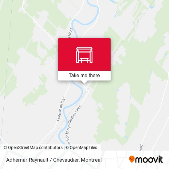 Adhémar-Raynault / Chevaudier map