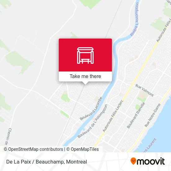 De La Paix / Beauchamp map