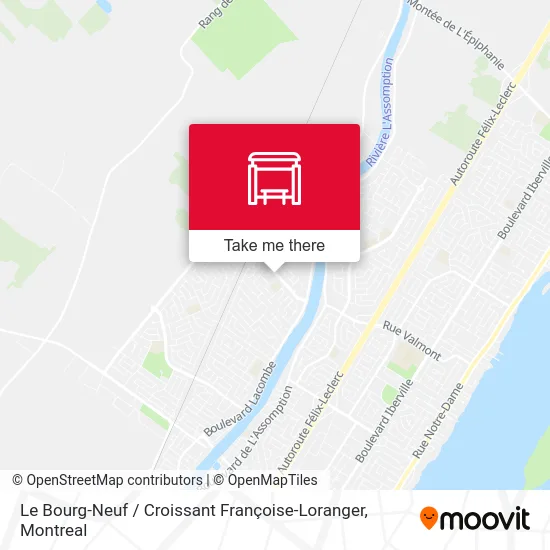Le Bourg-Neuf / Croissant Françoise-Loranger map