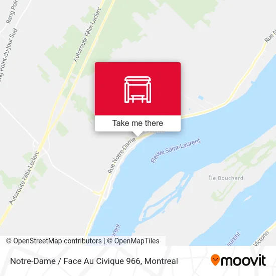 Notre-Dame / Face Au Civique 966 map