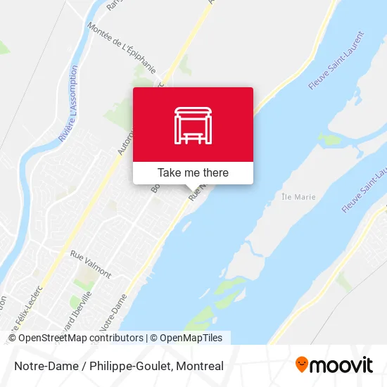 Notre-Dame / Philippe-Goulet map