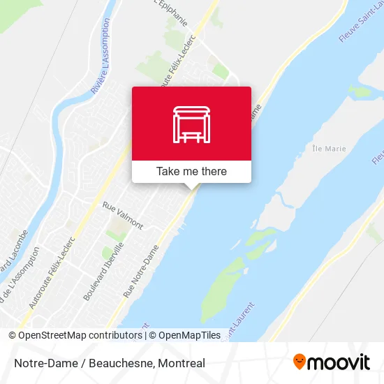 Notre-Dame / Beauchesne map
