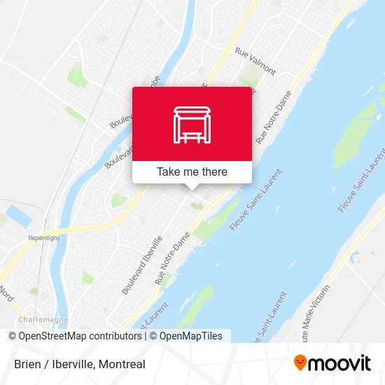 Brien / Iberville map