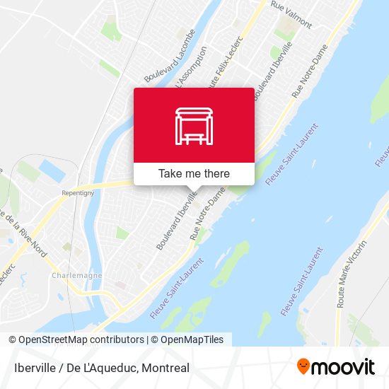 Iberville / De L'Aqueduc map