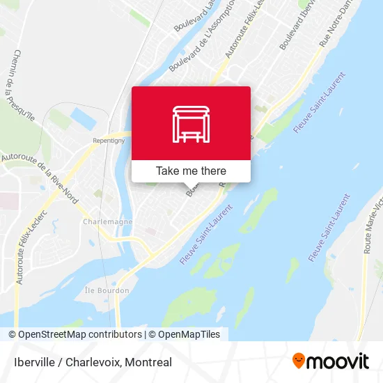 Iberville / Charlevoix map