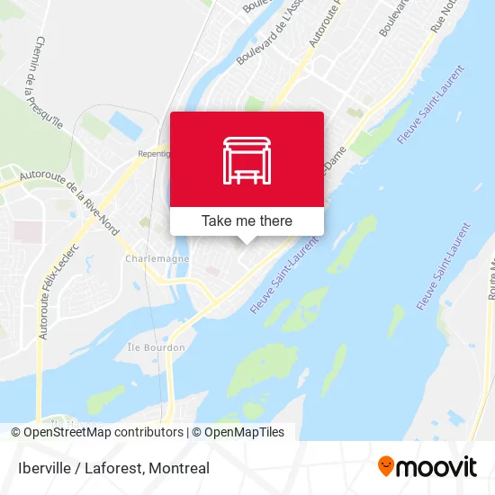 Iberville / Laforest map