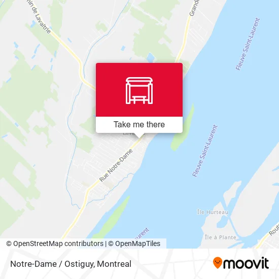 Notre-Dame / Ostiguy map