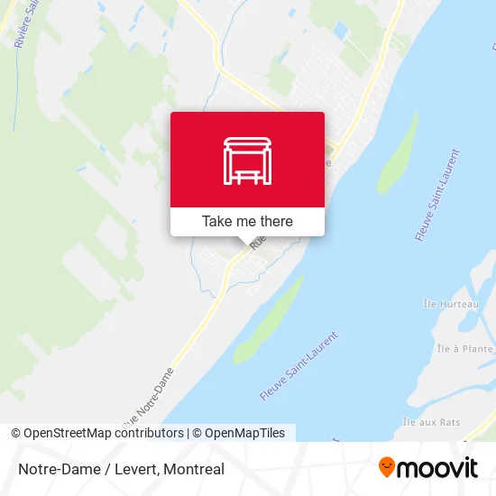 Notre-Dame / Levert map