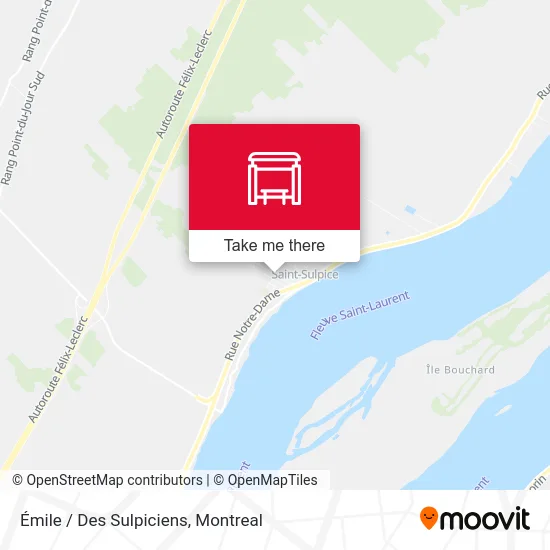 Émile / Des Sulpiciens map