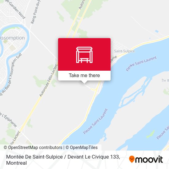 Montée De Saint-Sulpice / Devant Le Civique 133 map