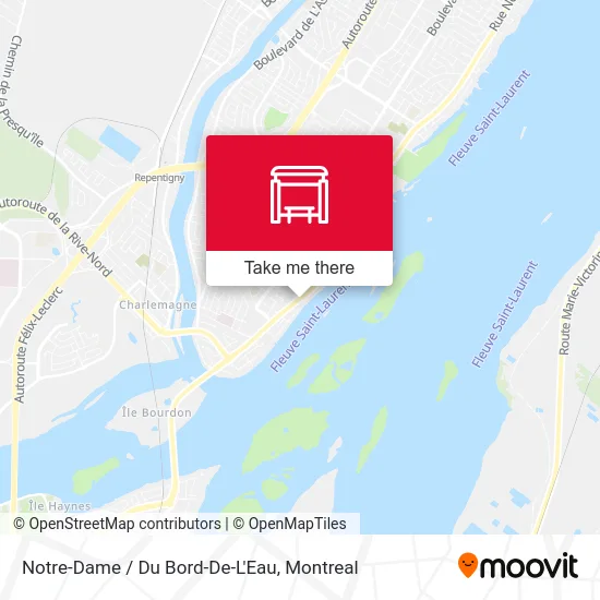 Notre-Dame / Du Bord-De-L'Eau map